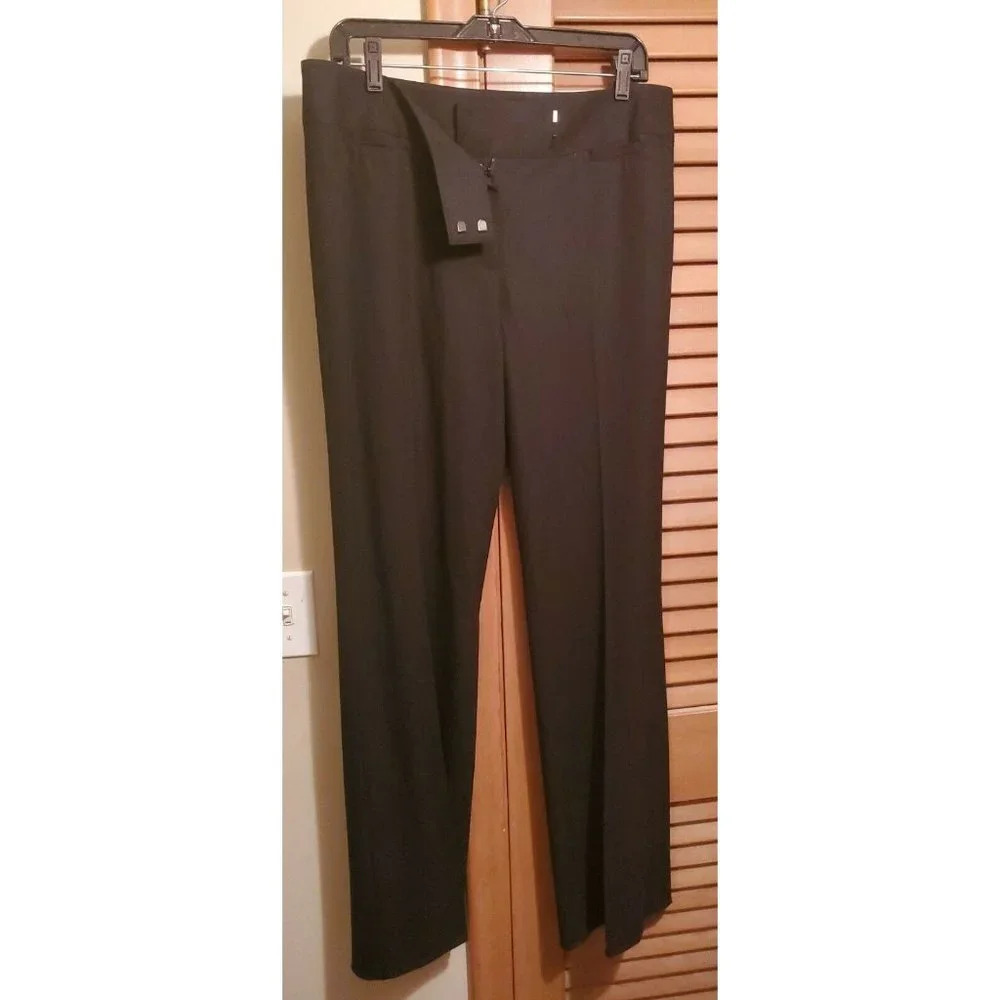 Lafayette 148 New York NWT Black Wool Slacks Dress Wool Blend Pants